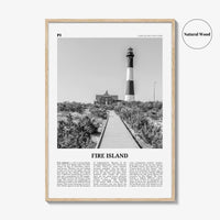Fire Island Print Black and White, Fire Island Wall Art, Fire Island Poster, Fire Island Photo, Fire Island Wall Décor, Long Island, USA