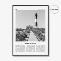 Fire Island Print Black and White, Fire Island Wall Art, Fire Island Poster, Fire Island Photo, Fire Island Wall Décor, Long Island, USA