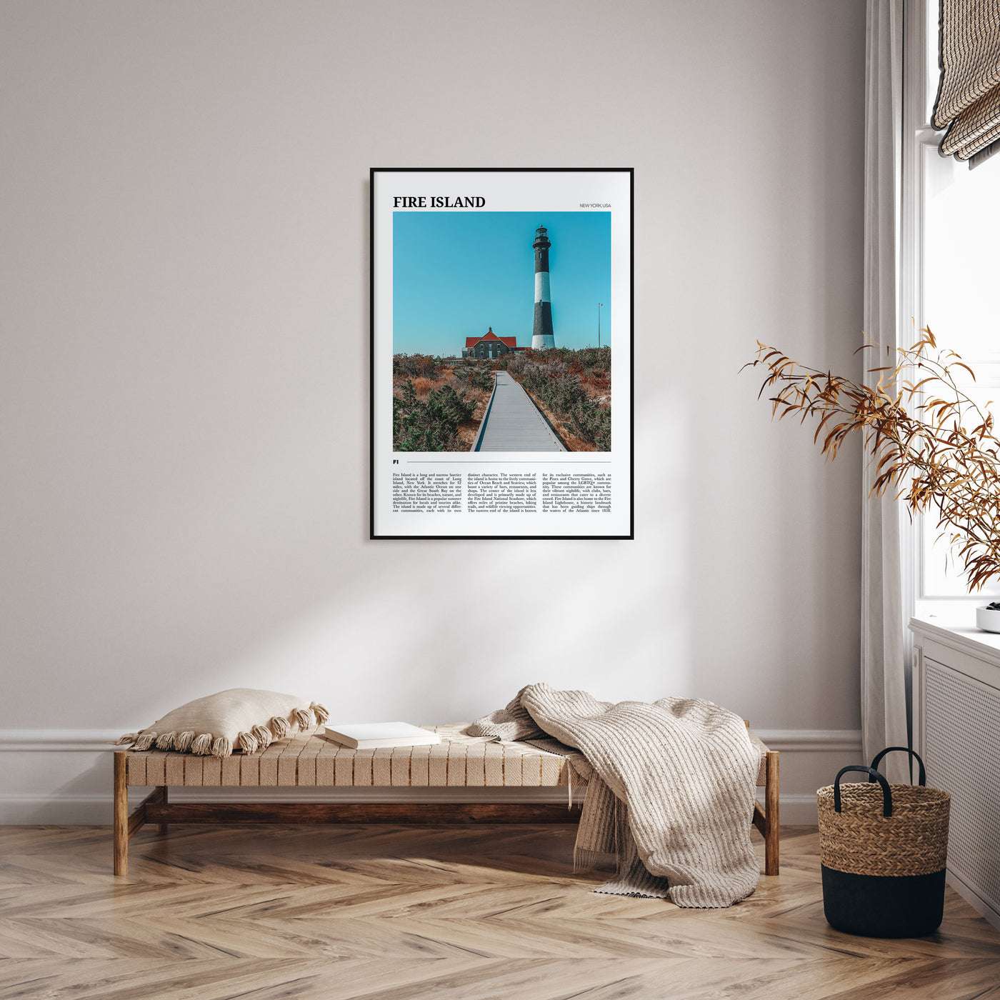 Fire Island Travel Color No 2 Poster
