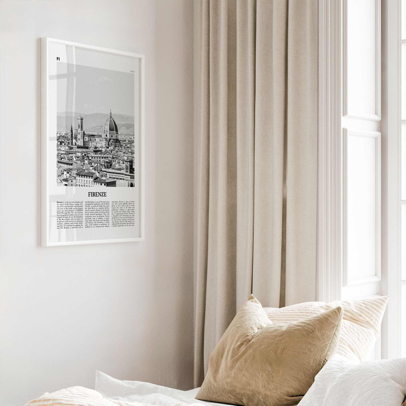 Firenze Print Black and White, Firenze Wall Art, Firenze Poster, Firenze Photo, Firenze Wall Décor, Firenze Map, Italia