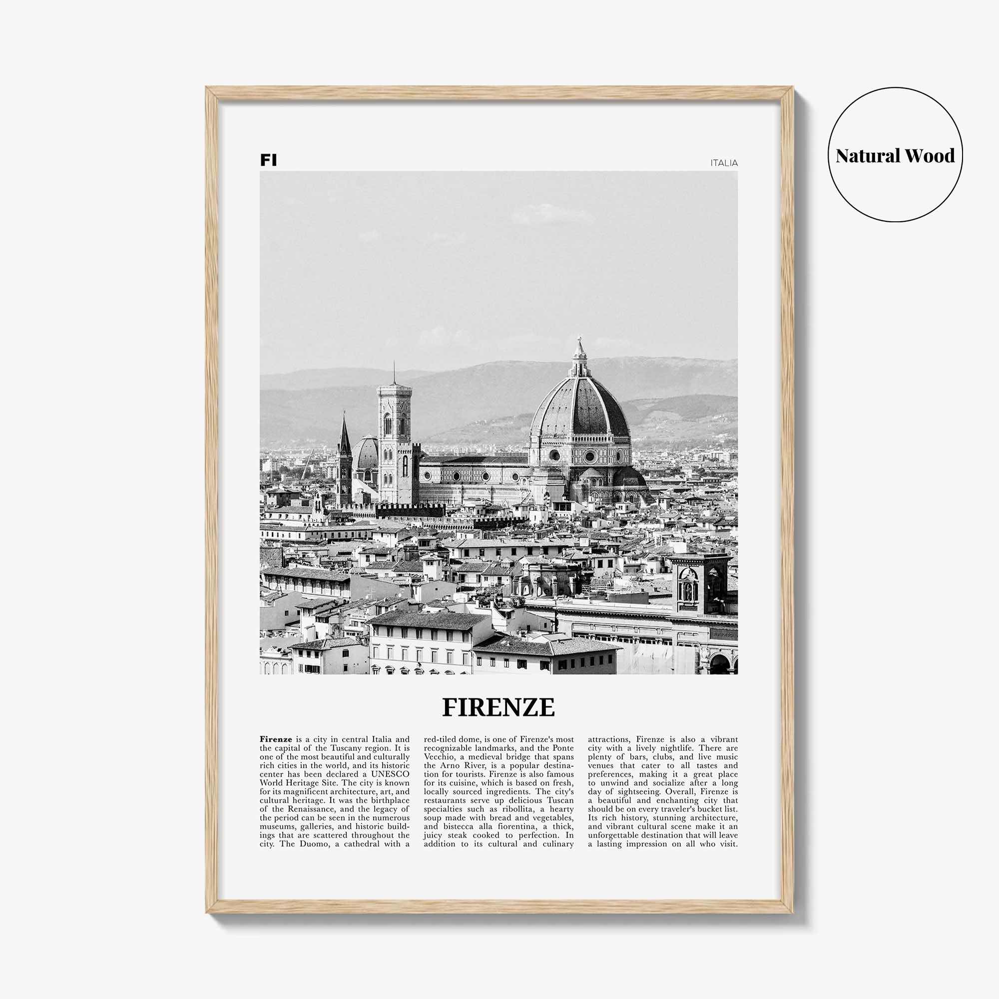 Firenze Print Black and White, Firenze Wall Art, Firenze Poster, Firenze Photo, Firenze Wall Décor, Firenze Map, Italia