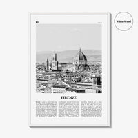 Firenze Print Black and White, Firenze Wall Art, Firenze Poster, Firenze Photo, Firenze Wall Décor, Firenze Map, Italia