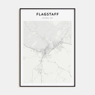 Flagstaff Map Portrait Poster
