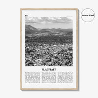 Flagstaff Print Black and White, Flagstaff Wall Art, Flagstaff Poster, Flagstaff Photo, Flagstaff Wall Décor, Arizona, USA United States