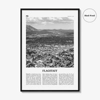 Flagstaff Print Black and White, Flagstaff Wall Art, Flagstaff Poster, Flagstaff Photo, Flagstaff Wall Décor, Arizona, USA United States