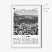 Flagstaff Print Black and White, Flagstaff Wall Art, Flagstaff Poster, Flagstaff Photo, Flagstaff Wall Décor, Arizona, USA United States