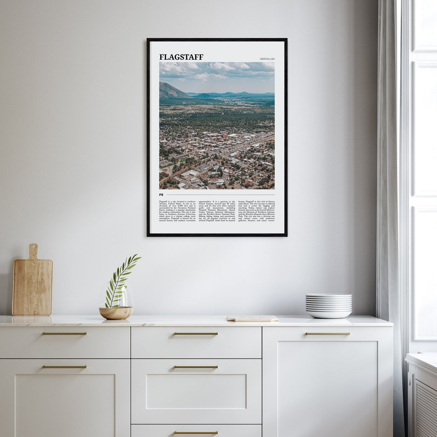 Flagstaff Travel Color Poster