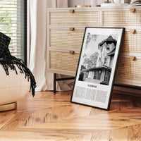 Flatbush Print Black and White, Flatbush Wall Art, Flatbush Poster, Flatbush Photo, Flatbush Wall Décor, State, Brooklyn, New York, USA