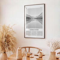 Flathead County Print Black and White, Flathead County Wall Art, Flathead County Poster, Flathead Photo, Flathead Wall Décor, Flathead Map