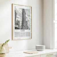 Flatiron Print Black and White, Flatiron Wall Art, Flatiron Poster, Flatiron Photo, Flatiron Wall Décor, Manhattan, New York, USA