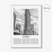 Flatiron Print Black and White, Flatiron Wall Art, Flatiron Poster, Flatiron Photo, Flatiron Wall Décor, Manhattan, New York, USA