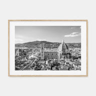 Florence Landscape B&W Poster