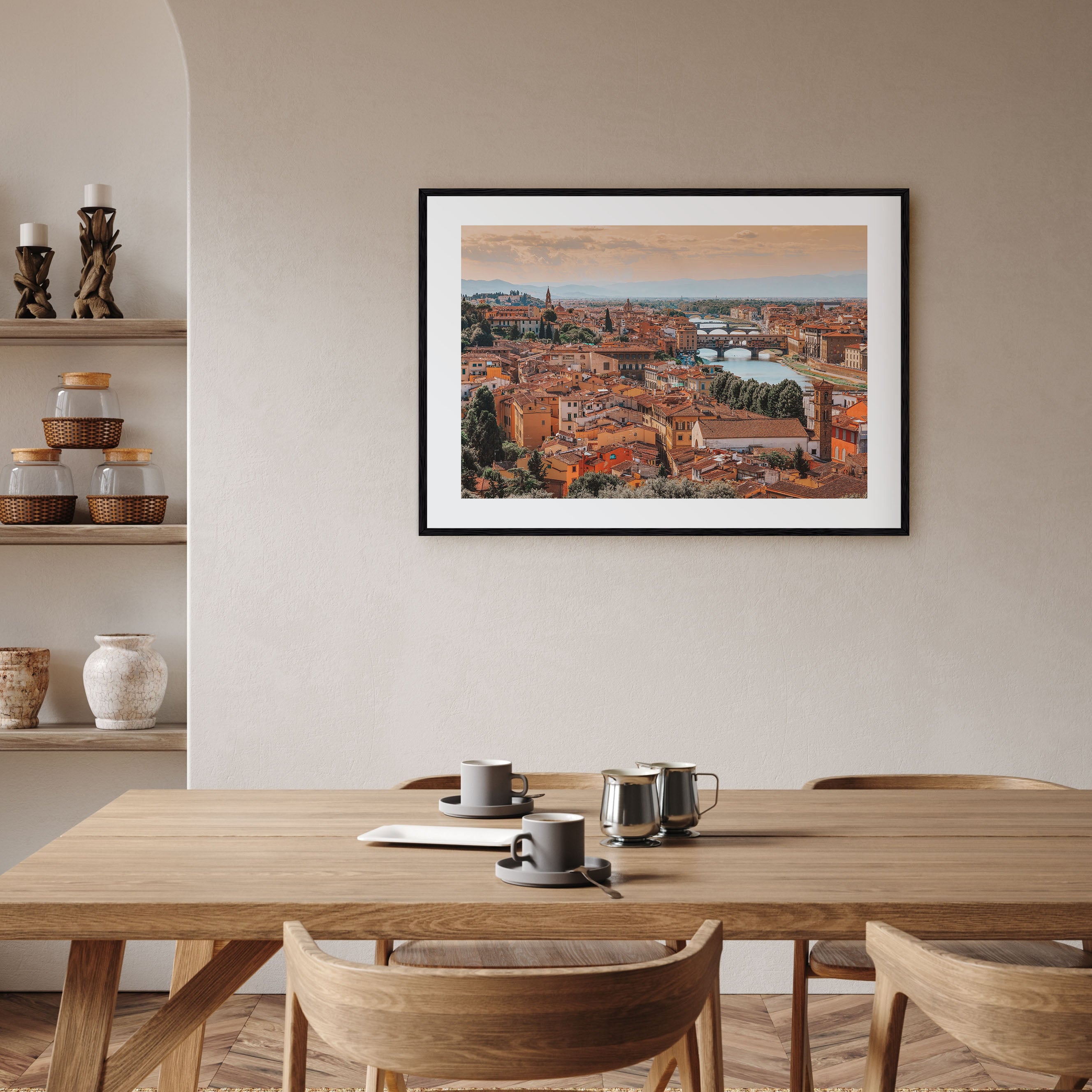 Florence Landscape Color Poster