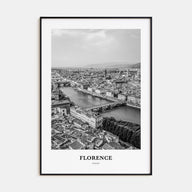 Florence Portrait B&W No 1 Poster