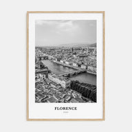 Florence Portrait B&W No 1 Poster