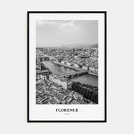 Florence Portrait B&W No 1 Poster