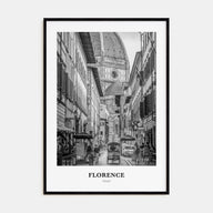 Florence Portrait B&W No 2 Poster