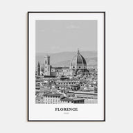 Florence Portrait B&W No 3 Poster