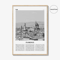 Florence Print Black and White No 1, Florence Wall Art, Florence Poster, Florence Photo, Florence Decor, Italy, Firenze, Tuscany, Italia