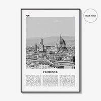 Florence Print Black and White No 1, Florence Wall Art, Florence Poster, Florence Photo, Florence Decor, Italy, Firenze, Tuscany, Italia