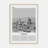 Florence Travel B&W No 1 Poster