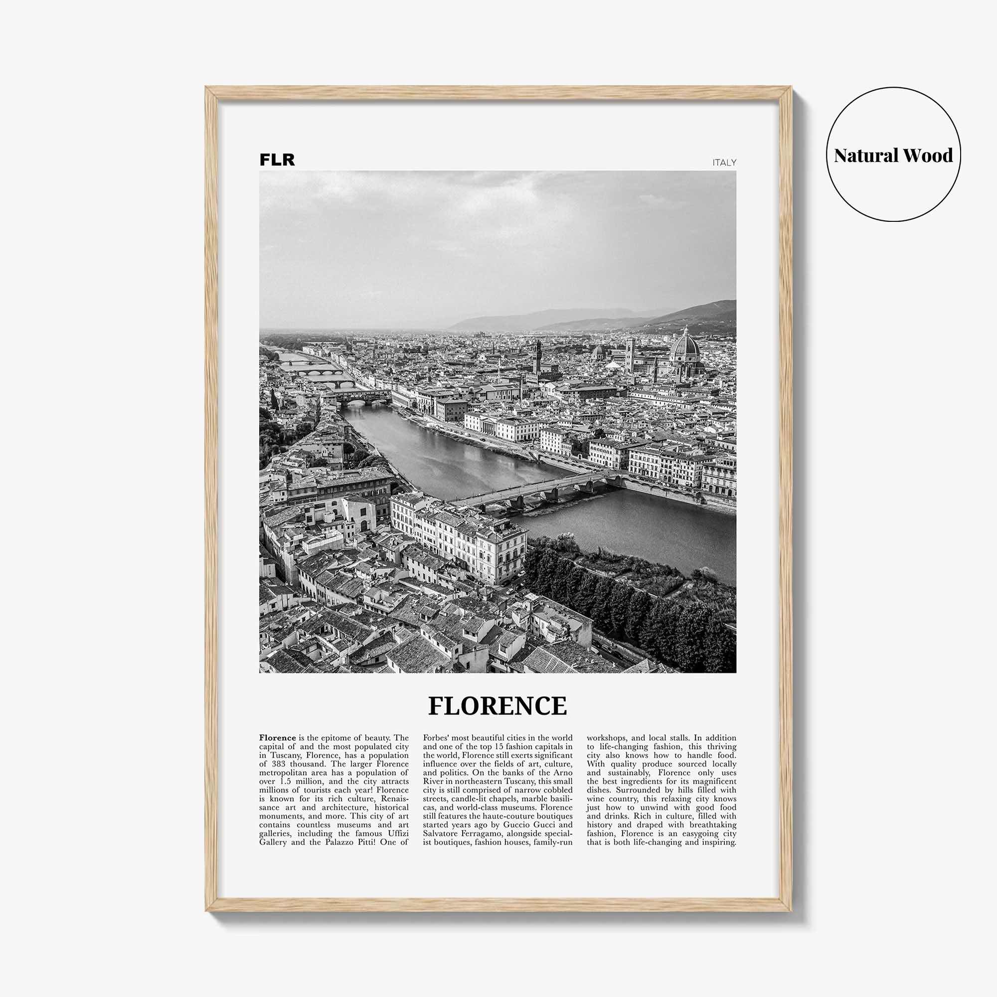 Florence Print Black and White No 2, Florence Wall Art, Florence Poster, Florence Photo, Florence Decor, Italy, Firenze, Tuscany, Italia