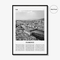 Florence Print Black and White No 2, Florence Wall Art, Florence Poster, Florence Photo, Florence Decor, Italy, Firenze, Tuscany, Italia