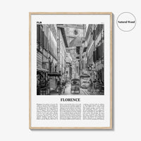 Florence Print Black and White No 3, Florence Wall Art, Florence Poster, Florence Photo, Florence Decor, Italy, Firenze, Tuscany, Italia