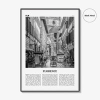 Florence Print Black and White No 3, Florence Wall Art, Florence Poster, Florence Photo, Florence Decor, Italy, Firenze, Tuscany, Italia