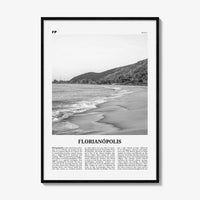 Florianopolis Print Black and White, Florianopolis Wall Art, Florianopolis Poster, Florianopolis Photo, Florianopolis Wall Décor, Brazil