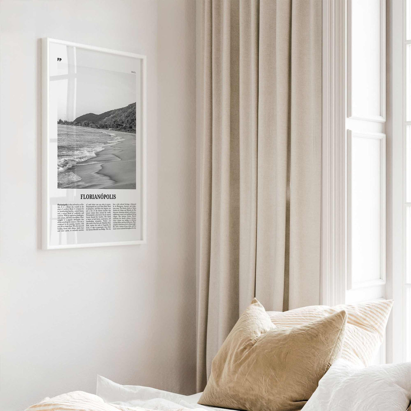 Florianopolis Print Black and White, Florianopolis Wall Art, Florianopolis Poster, Florianopolis Photo, Florianopolis Wall Décor, Brazil