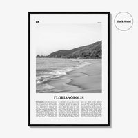 Florianopolis Print Black and White, Florianopolis Wall Art, Florianopolis Poster, Florianopolis Photo, Florianopolis Wall Décor, Brazil