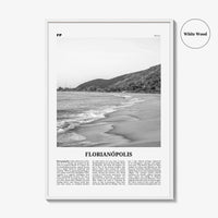 Florianopolis Print Black and White, Florianopolis Wall Art, Florianopolis Poster, Florianopolis Photo, Florianopolis Wall Décor, Brazil