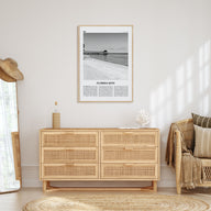 Florida Keys Travel B&W Poster