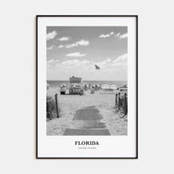 Florida Portrait B&W No 1 Poster