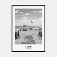 Florida Portrait B&W No 1 Poster