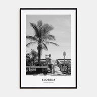 Florida Portrait B&W No 3 Poster