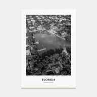 Florida Portrait B&W No 4 Poster