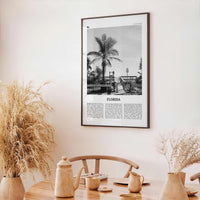 Florida Print Black and White No 1, Florida Wall Art, Florida Poster, Florida Photo, Florida Wall Decor, USA, United States, North America