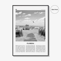 Florida Print Black and White No 2, Florida Wall Art, Florida Poster, Florida Photo, Florida Wall Decor, USA, United States, North America