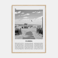 Florida Travel B&W No 2 Poster