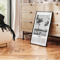 Florida Print Black and White No 3, Florida Wall Art, Florida Poster, Florida Photo, Florida Wall Decor, USA, United States