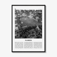 Florida Print Black and White No 4, Florida Wall Art, Florida Poster, Florida Photo, Florida Wall Decor, USA, United States, North America