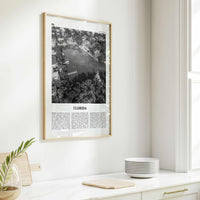 Florida Print Black and White No 4, Florida Wall Art, Florida Poster, Florida Photo, Florida Wall Decor, USA, United States, North America