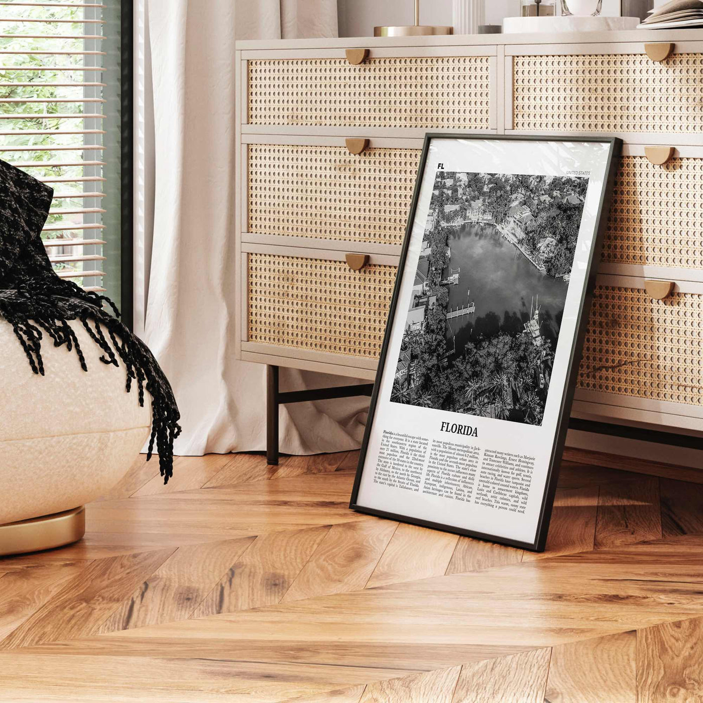 Florida Print Black and White No 4, Florida Wall Art, Florida Poster, Florida Photo, Florida Wall Decor, USA, United States, North America