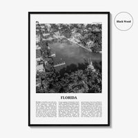 Florida Print Black and White No 4, Florida Wall Art, Florida Poster, Florida Photo, Florida Wall Decor, USA, United States, North America