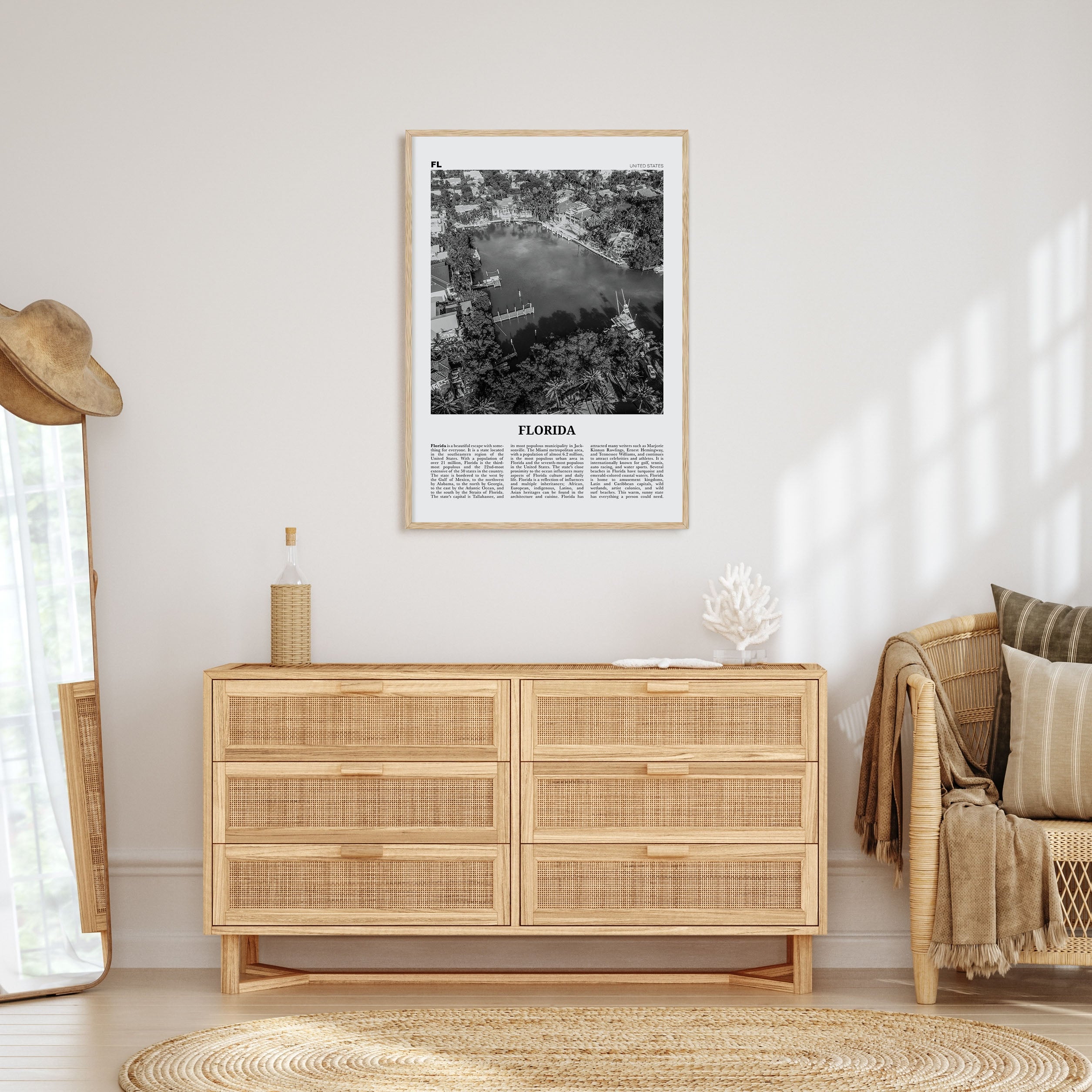 Florida Travel B&W No 4 Poster