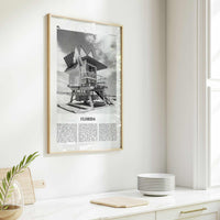 Florida Print Black and White No 5, Florida Wall Art, Florida Poster, Florida Photo, Florida Wall Decor, USA, United States