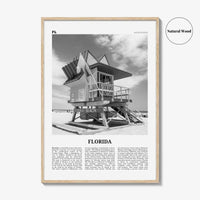 Florida Print Black and White No 5, Florida Wall Art, Florida Poster, Florida Photo, Florida Wall Decor, USA, United States