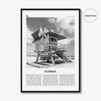 Florida Print Black and White No 5, Florida Wall Art, Florida Poster, Florida Photo, Florida Wall Decor, USA, United States